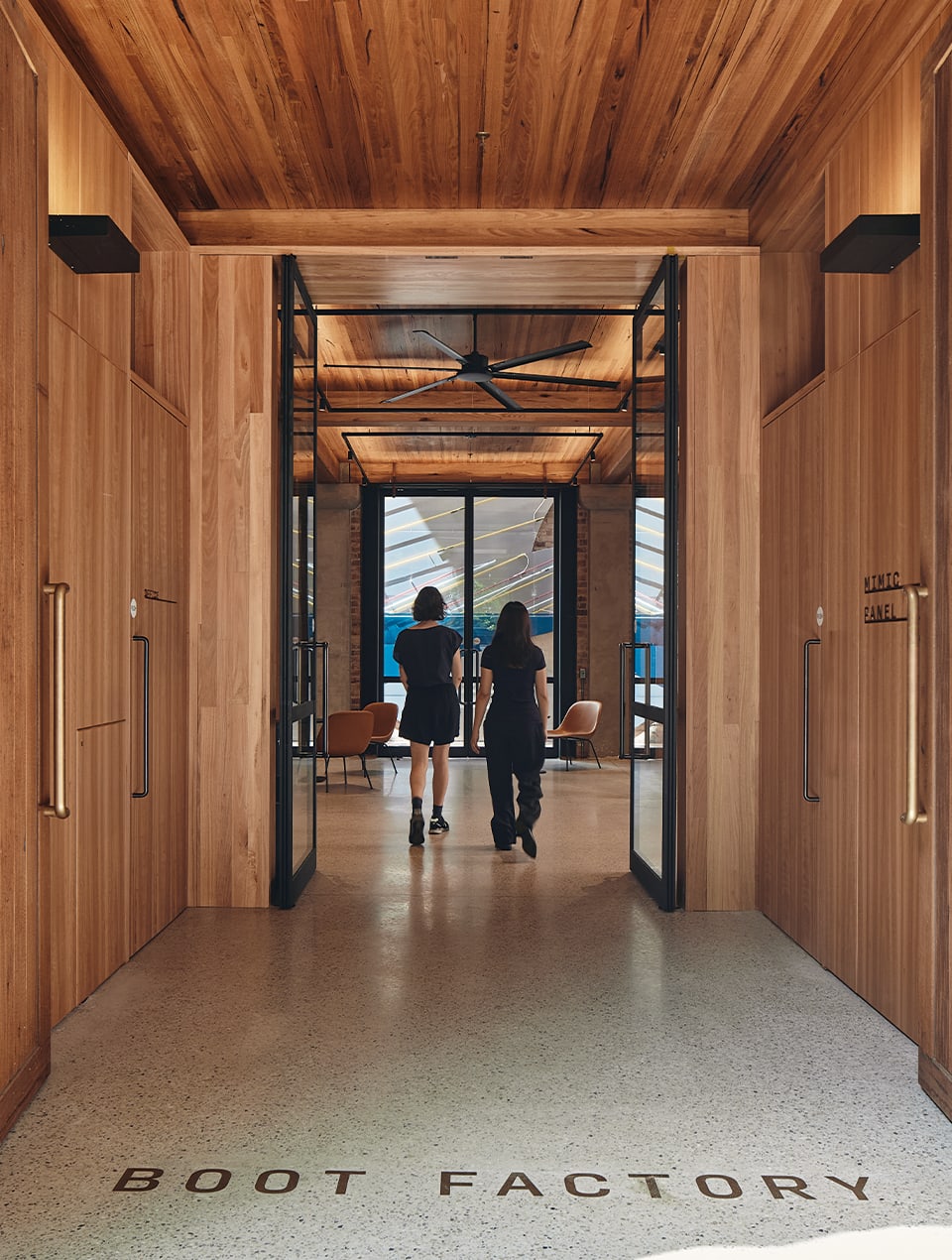 The Boot Factory, Bondi Junction NSW featuring EP110 136 Blackbutt Timber flooring